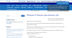 Desktop Screenshot of nationsloan.net